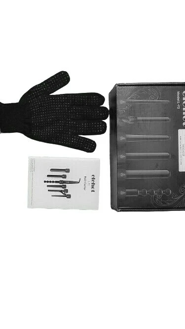 Curling Iron Curing Wand Set 6 in 1 Interchangeable Ceramic Tourmaline NEW - Image 2 of 3