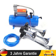 Kit tromba aria treno tromba 12V 4 e compressore aria 150PSI 150dB con serbatoio 6L
