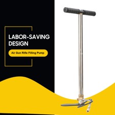 3 STAGE PCP 6000psi AIR GUN RIFLE HAND PUMP FILLING STIRRUP CHARGER PCP AIRGUNS