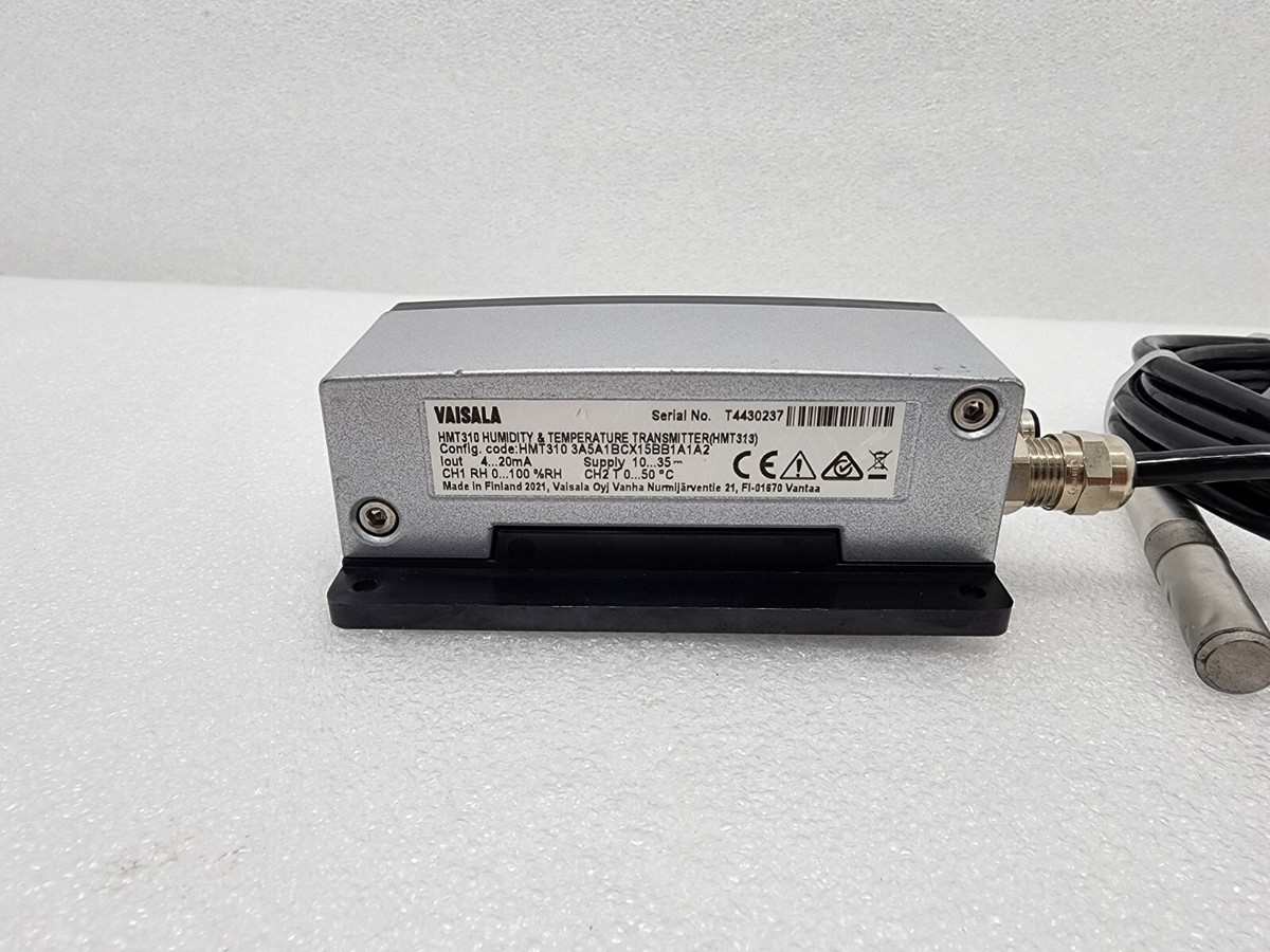 VAISALA HMT310 HUMIDITY & TEMPERATURE TRANSMITTER HMT313 (As-Is
