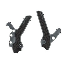 Acerbis X-Grip Frame Protector Guards Grey Black For Suzuki DRZ 400E 2000-2023