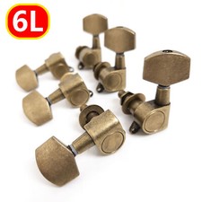 Guitar Tuners Vintage Style 6L Guitar Tuning Pegs Machine Heads Brass