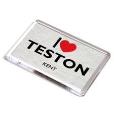 FRIDGE MAGNET - I Love Teston, Kent