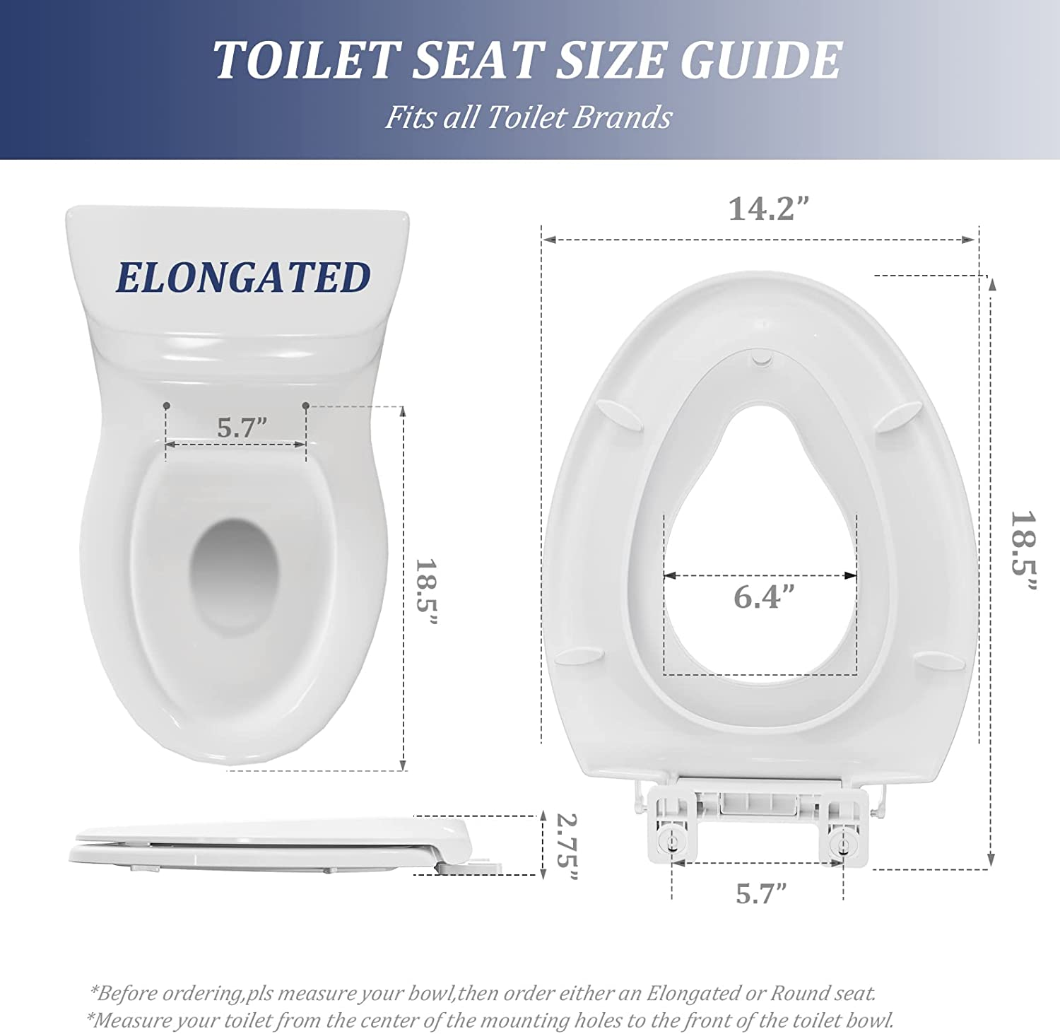 Principal 132+ imagen toilet seat size chart In.thptnganamst.edu.vn