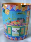  Virgin Island souvenir Caribbean Collector Series Large Mug orange interior  — photo 6