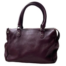 Roots Canada Burgundy Leather Shoulder Bag Purse