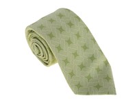 Kiton Napoli Lime Green With Geometric Motif Seven Fold Handmade Silk Necktie on sale Kiton Napoli Lime Green With Geometric Motif Seven Fold Handmade Silk Necktie on sale