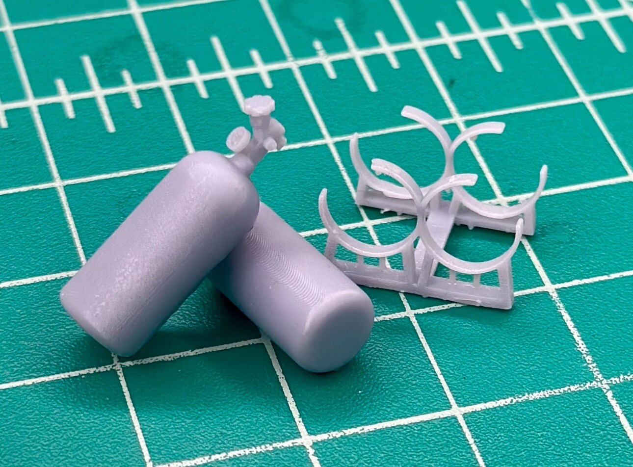 Dual NOS Bottle With Bracket 3D Resin printed (124/125) eBay