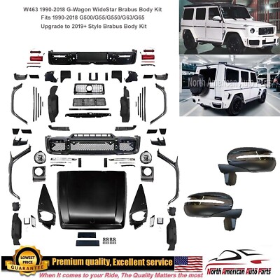 G63 Body Kit Brabus Facelift Full Conversion Bumper Hood Mirror 1990-2018