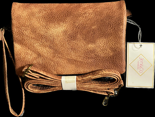 Jen & Co. Brown verigated Crossbody Purse Handbag