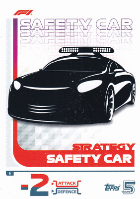 FAST PIT STOP    TOPPS TURBO ATTAX 2024   STRATEGY  SAFETY CAR # 6