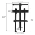 Bearing Puller for Removal Bearing Gears Pulley Flywheel, 3x5 inch,10-57mm Open