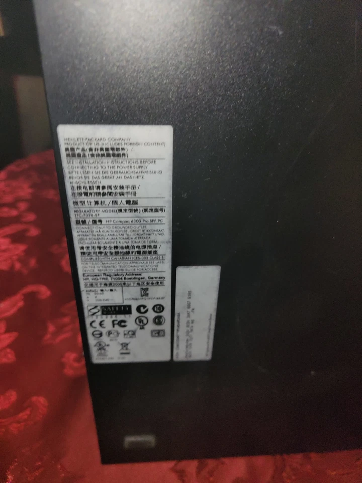 HP Desktop i5 SFF Computer 8GB RAM 1TB HDD Windows 10 Wi-Fi DVD/RW Desktop Only - Image 3 of 4