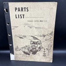 1957 Willys Motors Inc. Willys Jeep Fc150 Parts List Manual