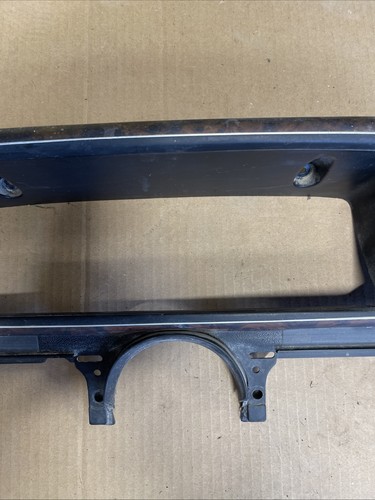 1987-1991 Ford F150 Bronco Woodgrain Dash Cluster Bezel OEM Radio Trim Cover - Picture 10 of 16