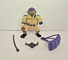 TMNT DONATELLO Military Pro Pilot 1991 Vintage Figure *Missing left hand