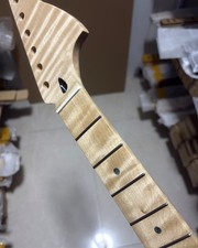 Big head 22fret natural gloss Flame Maple Electric guitar neck DIY replace