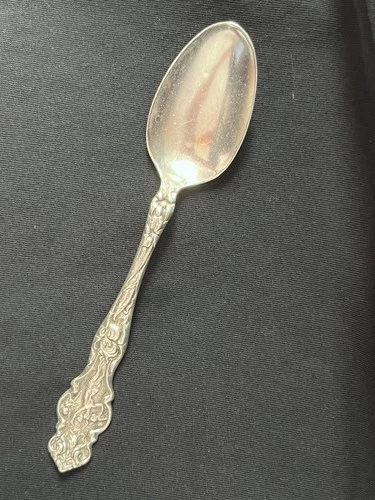 Irian by Wallace Sterling Silver Teaspoon 6" Heirloom Silverware Art Nouveau