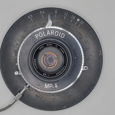 Polaroid MP-4 Camera Lens Assembly Copal Tomino 135mm f/4.5 w Shutter Release