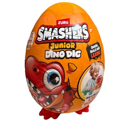 Zuru Smashers Junior Dino Dig Pretend Play Dinosaur Egg Toy 3+ Years Ages 3-7