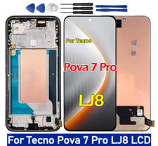 OLED For Tecno Pova 7 Pro LJ8 LCD Display Touch Screen Digitizer Assembly Repair