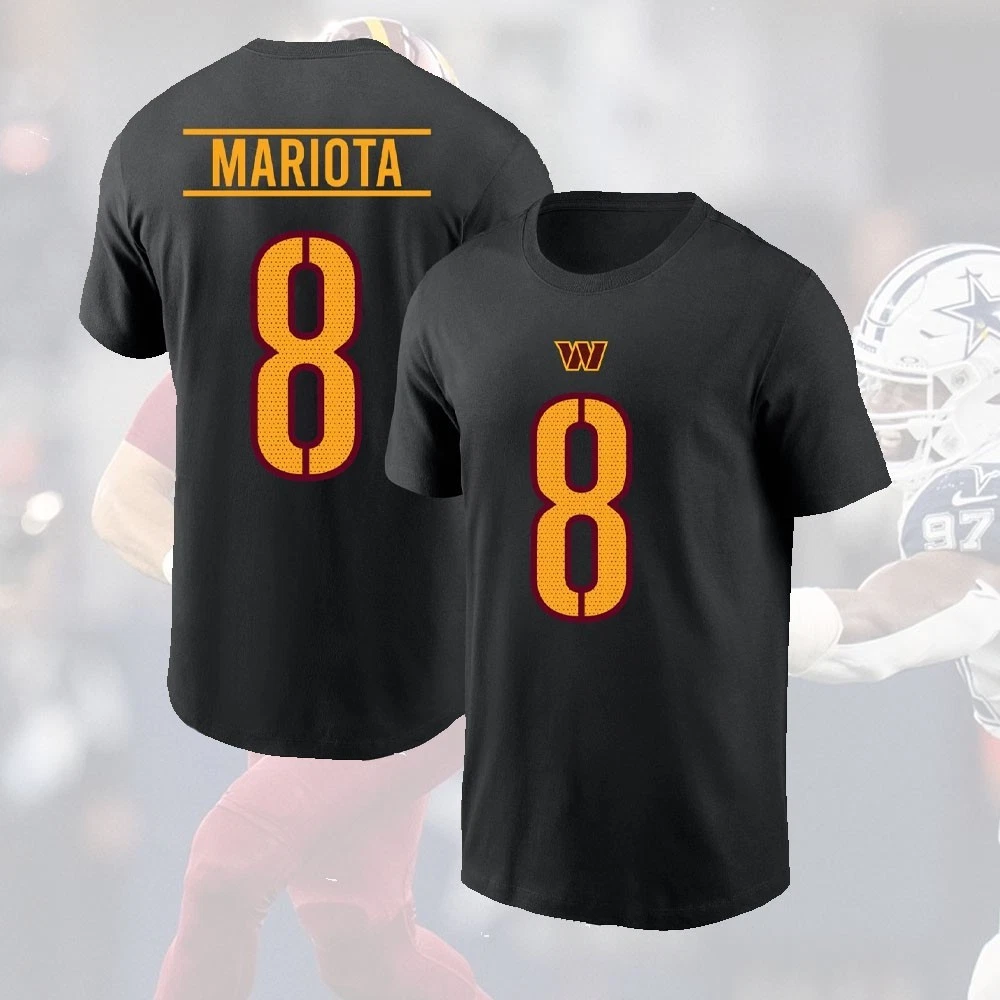 Marcus Mariota #8 Washington Commanders Name & Number Gift For Fan
