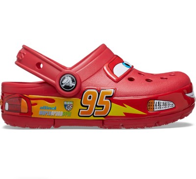 CROCS Cars Lightning McQueen Classic Clog (Toddler/Little Kid) C5-J1 SHIP FAST