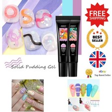 Pudding Gel - 3D Nail Polish for Candy Art - 8ml Macaron Colors