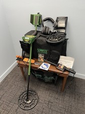 Garrett GTI 2500 Metal Detector Graphic Treasure Imaging Backlight Bundle Great