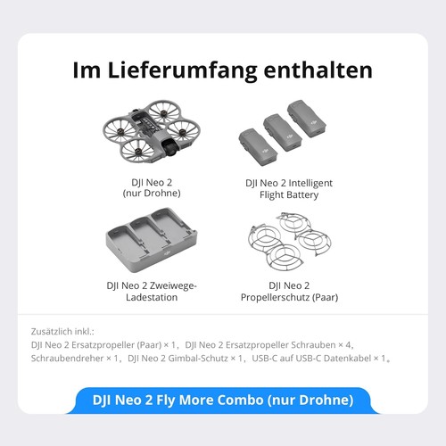DJI Neo 2 Fly More Combo(nur Drohne) DJI Drohne Mit 3 Batterien Neu - Photo 5/12
