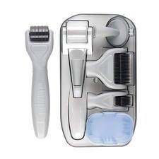 6-in-1 Titanium Derma Roller for Face and Body   Kit with Micro-Needles 0.25mm 