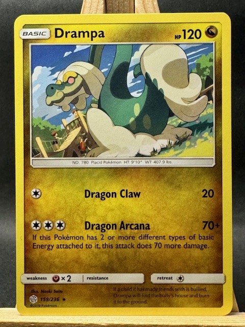 Drampa 159 - Rare Pokemon Trading Card Game SM - Cosmic Eclipse 159/236 NM