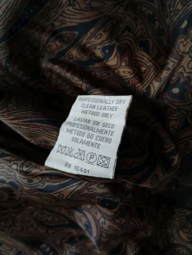 Solitude Leather Shirt Jacket Men's Medium Brown Suede Jacket Paisley Button Up image 7