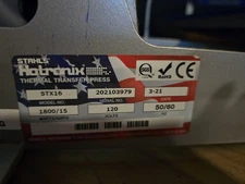 Stahls Hotronix Auto Open Clam Heat Press STX16-120 (16" x 16")
