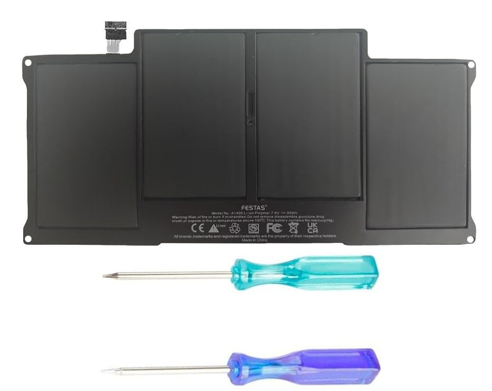 FESTAS Batteria A1405 7,6V 55Wh per MacBook Air 13 A1369 (2010-2011) Ricambio
