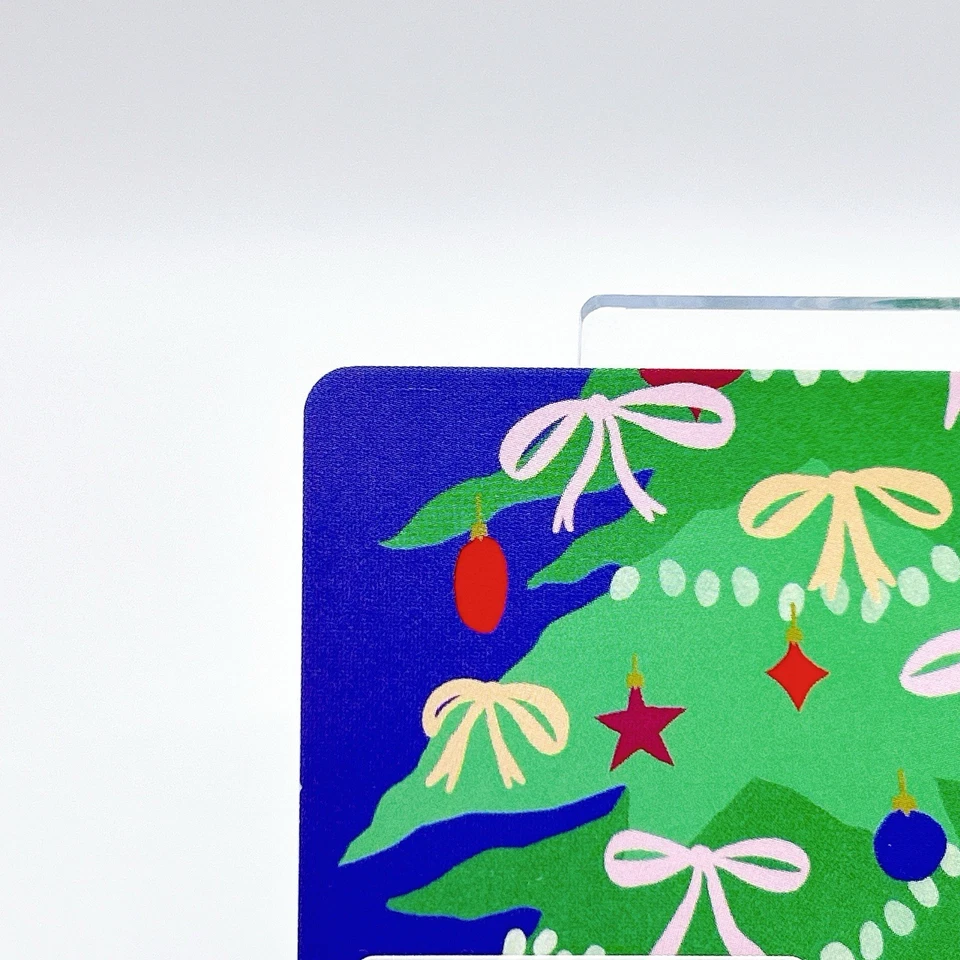 Starbucks Coffee Congratulations Tree 2024 design Card Japan F/S Standard size - Image 2 of 4