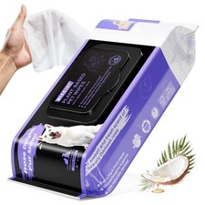 Wipes for Dogs and Cats, Vet-Recommended Pets Cleaning Wipes, Deodorizing Hyd...