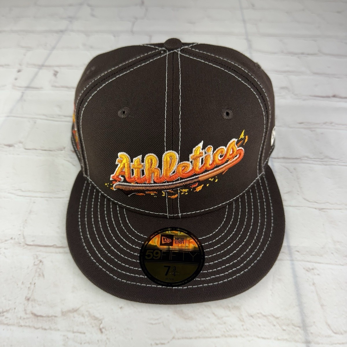 MLB 59Fifty New Era Oakland Athletics A's Fall Foliage Brown