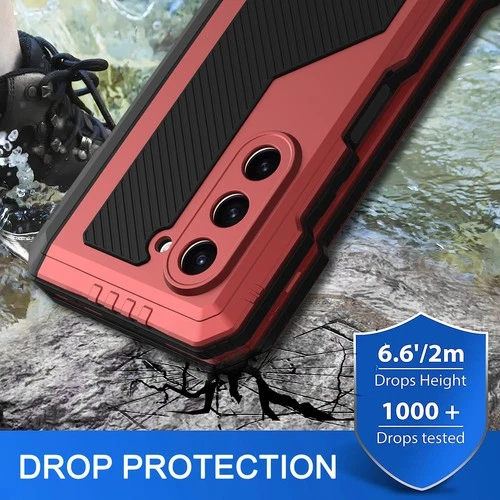For Samsung Galaxy Z Fold 7 6 5 4 Heavy Metal Duty Rugged Hinge Protective Case - Picture 38 of 40
