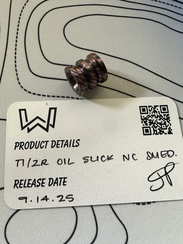 Wisco Worx Zircuti Oil Slick Bead, Smedium