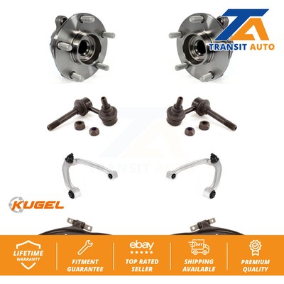 Front Bearing Lower Upper Control Arm Ball Joint Link Kit (8Pc) For Nissan 370Z