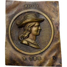 [#1692] Francja, Medal, Niclot, N 780, Biznes i przemysł, Undated, AU(50-53), Mi