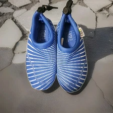 Gently Used Easy USA Youth Water Shoes Blue/Black Size 9