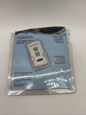 Harbor Breeze Universal Ceiling Fan Remote Control RCI-107L 0317998