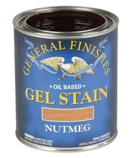 General Finishes Oil Base Gel Stain, 1 Quart, Nutmeg for Wood & Furniture