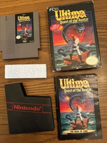 NES Nintendo Ultima Quest of the Avatar CIB