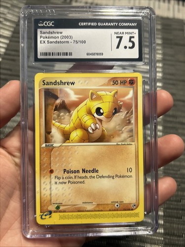 Sandshrew graded CGC 7.5 for sale on eBay