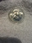 1953-D 50C Silver Franklin Half Dollar In Capsule