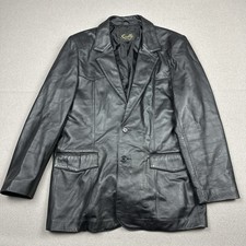 Scully Leather Cowboy Blazer Jacket Genuine Leather Mens Size 40