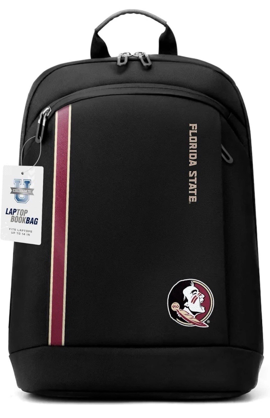 FLORIDA STATE FSU SOAR Collegiate 14 Inch Laptop Backpack Bl